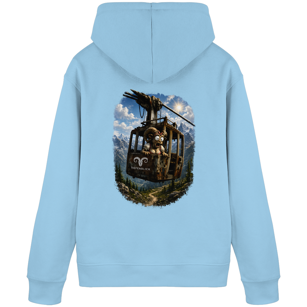 Tiefenblick Gondel Adrenalin Fun - Organic Basic Hoodie