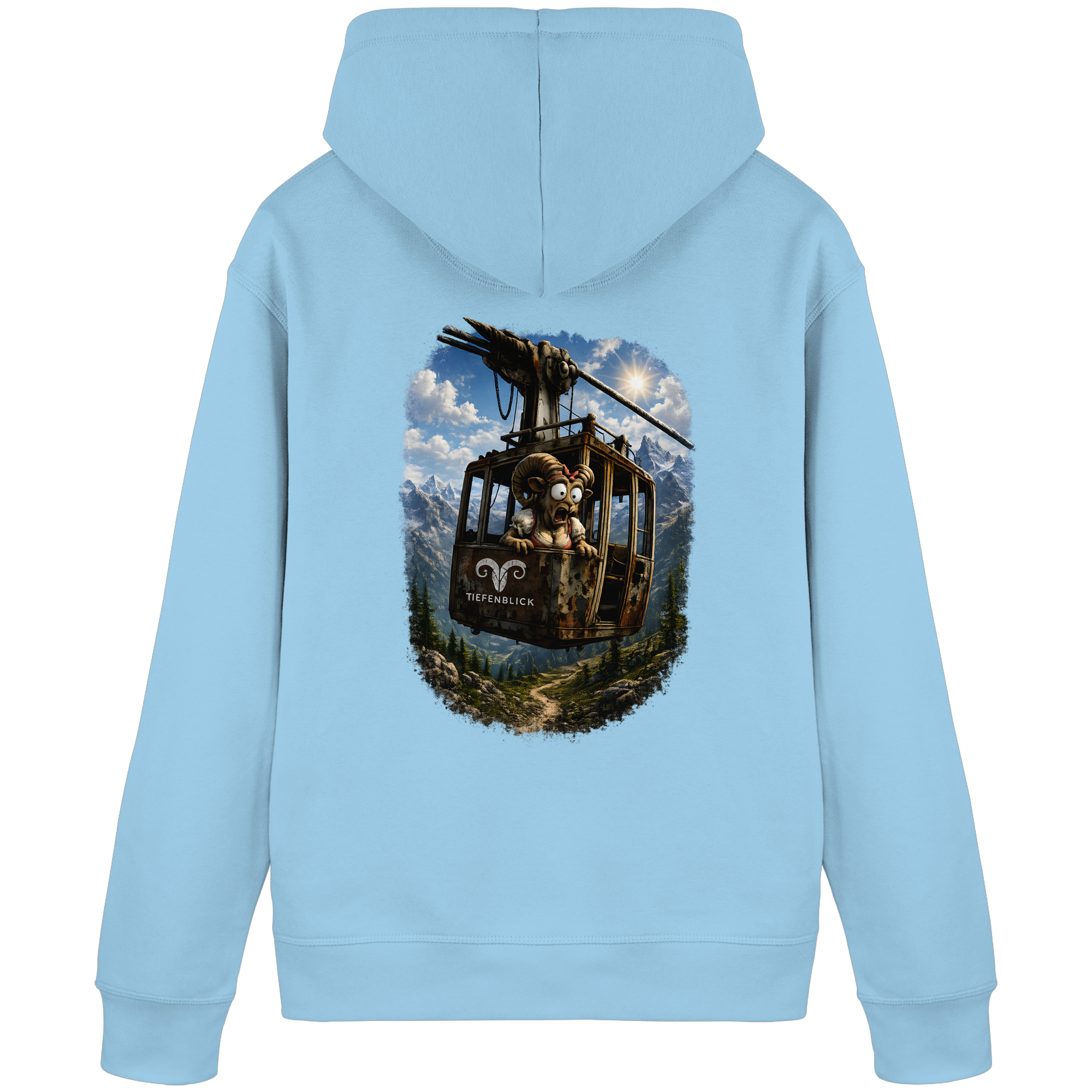 Tiefenblick Gondel Adrenalin Fun - Organic Basic Hoodie