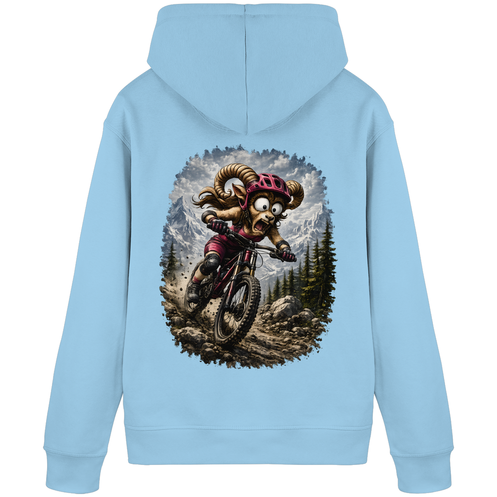 Tiefenblick Downhill - Organic Basic Hoodie