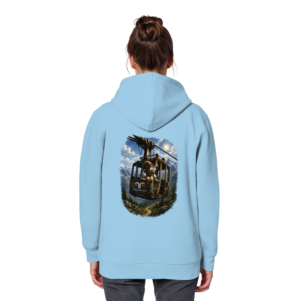 Tiefenblick Gondel Adrenalin Fun - Organic Basic Hoodie