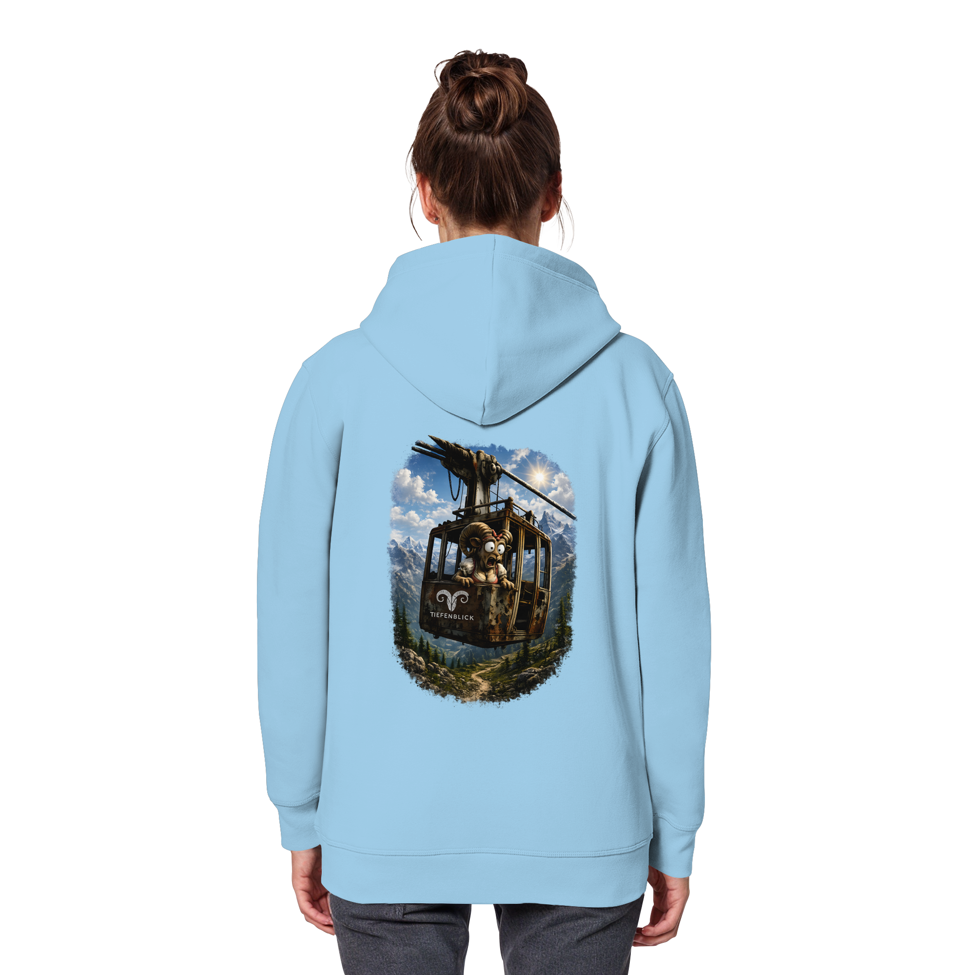 Tiefenblick Gondel Adrenalin Fun - Organic Basic Hoodie