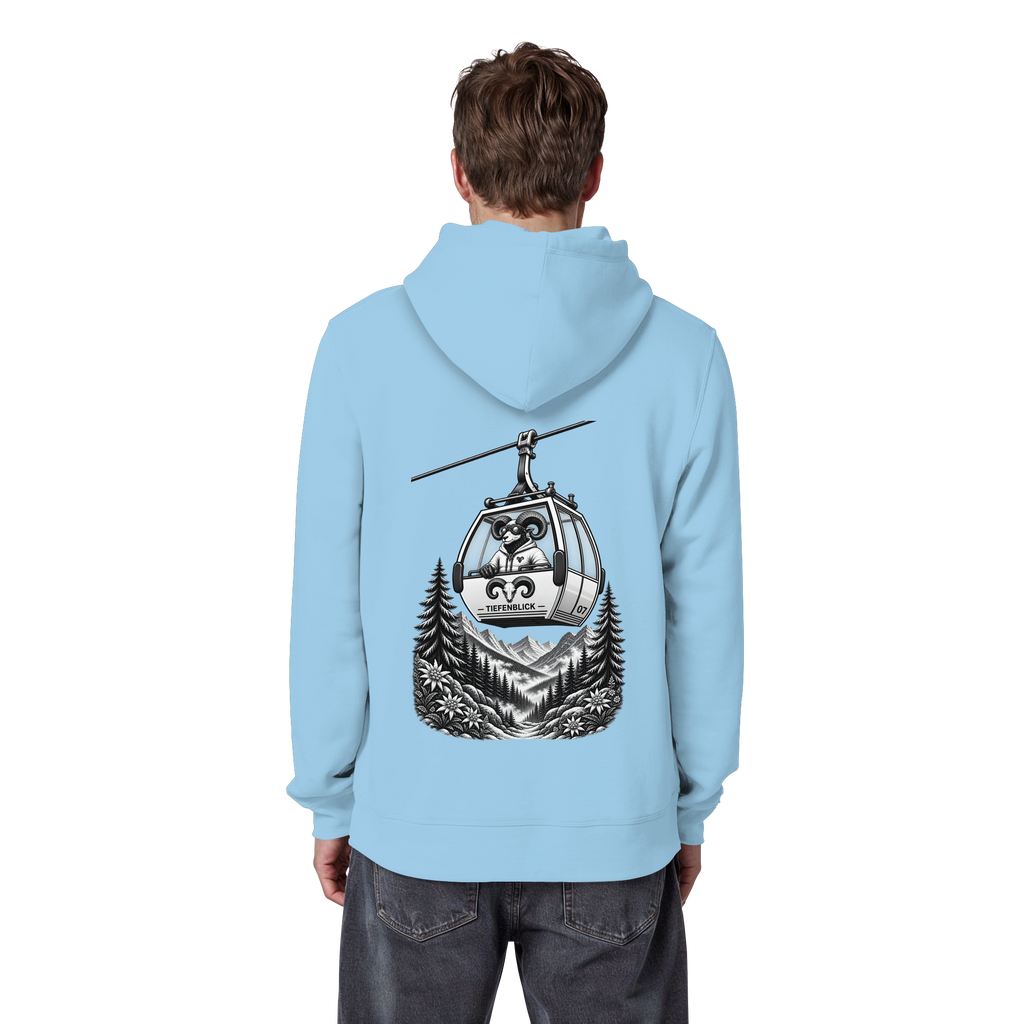 Tiefenblick Gondel Fun  - Organic Basic Hoodie