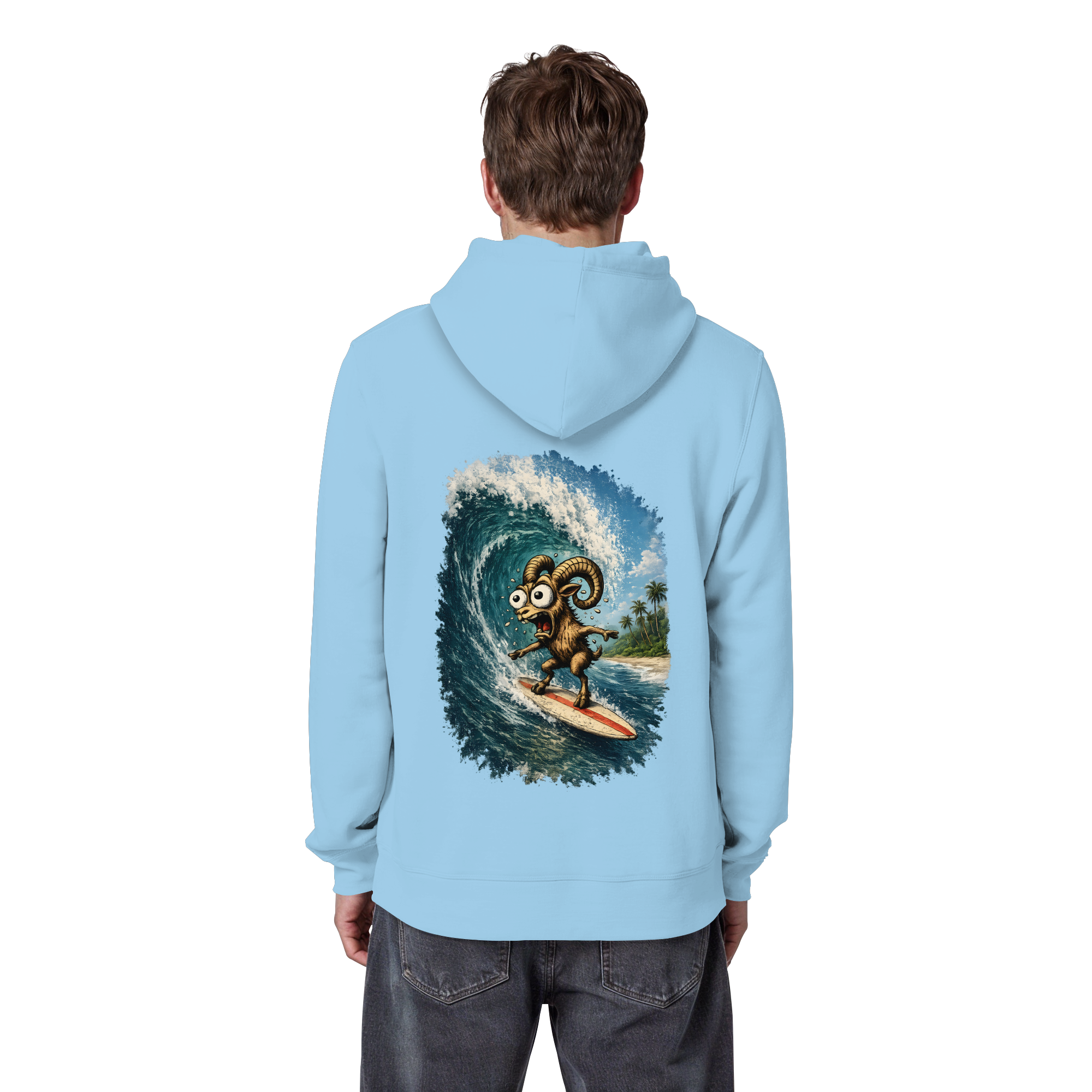 Tiefenblick Urlaub Fun  - Organic Basic Hoodie
