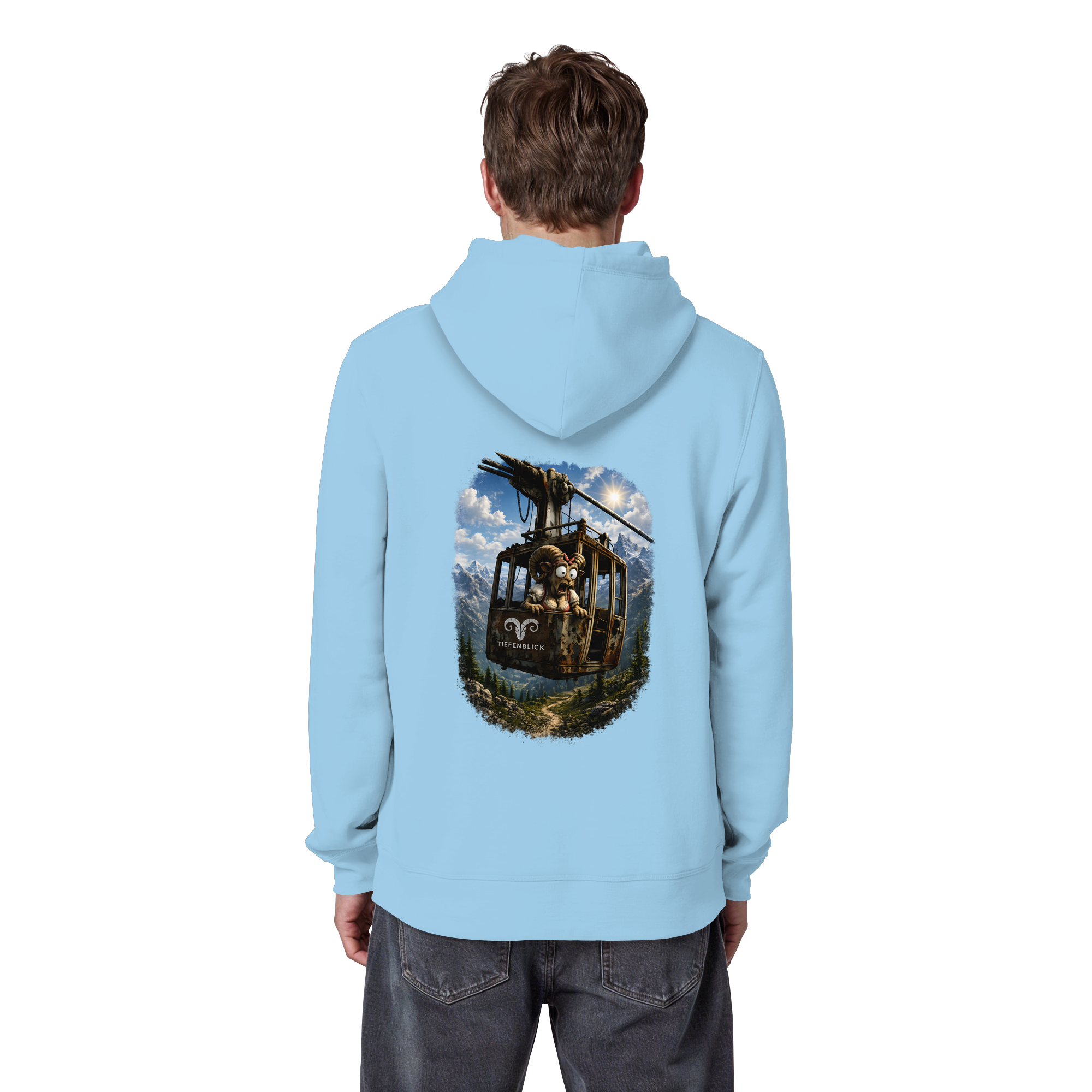 Tiefenblick Gondel Adrenalin Fun - Organic Basic Hoodie