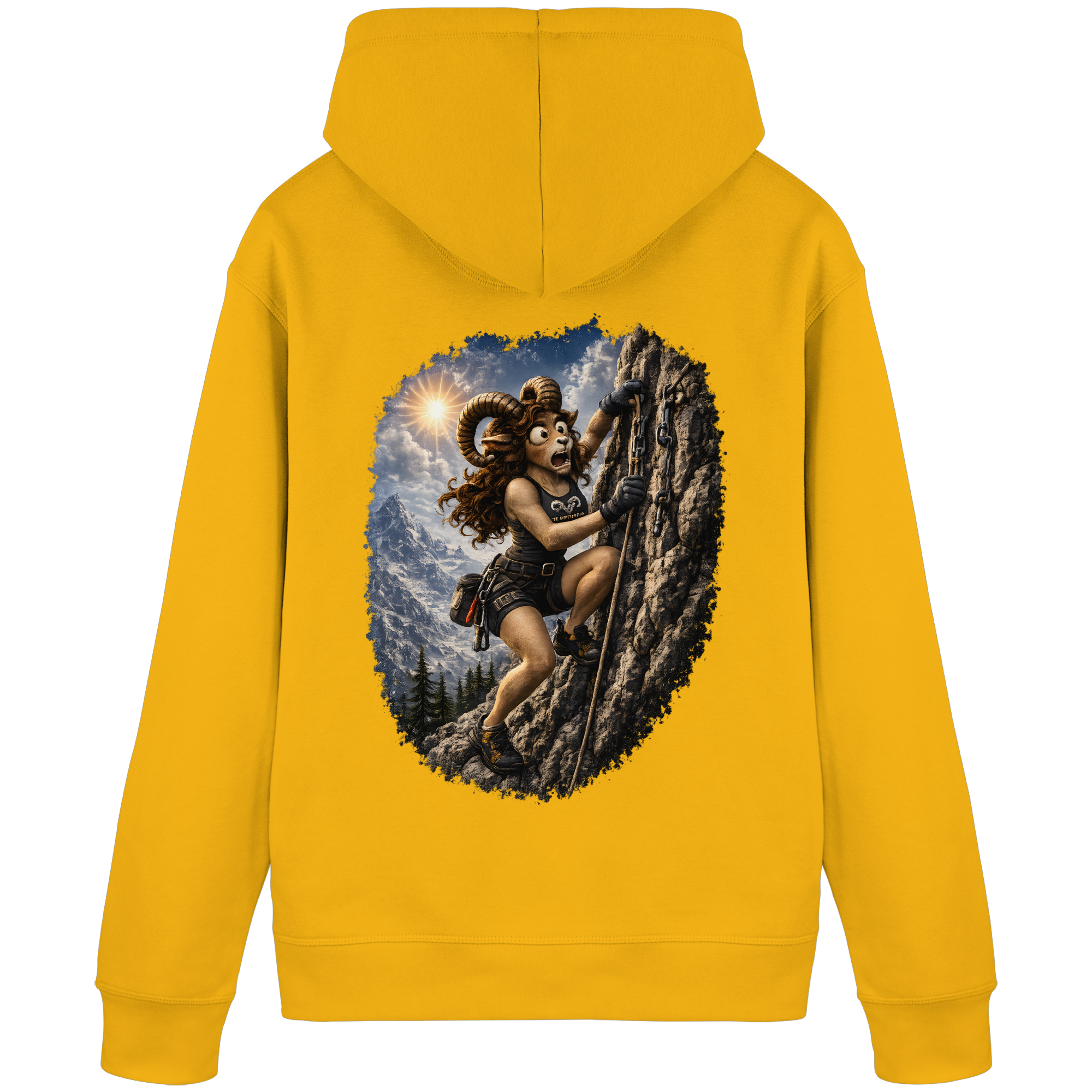Tiefenblick Klettern - Organic Basic Hoodie