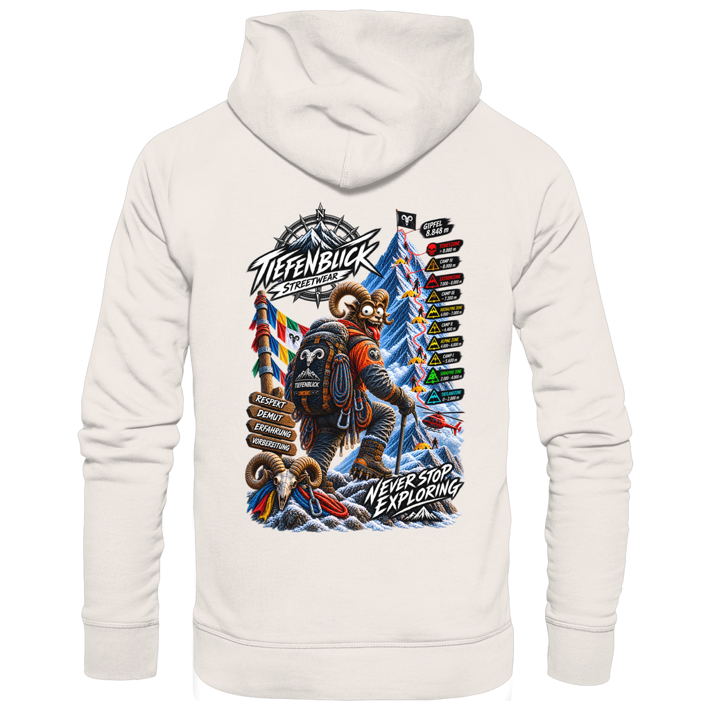 Tiefenblick Todeszone Fun - Organic Basic Hoodie