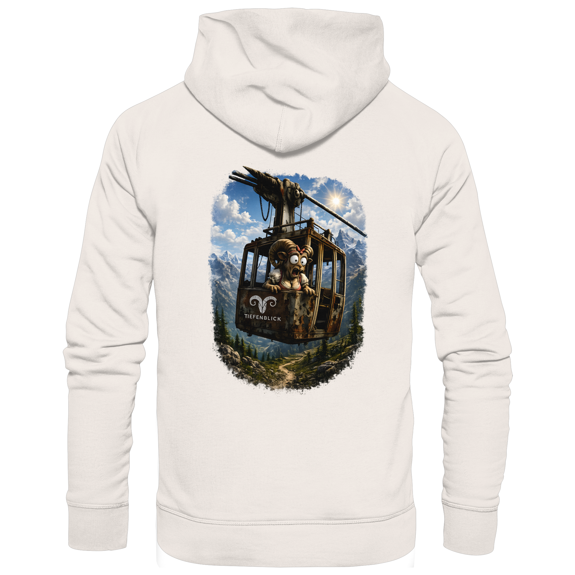 Tiefenblick Gondel Adrenalin Fun - Organic Basic Hoodie