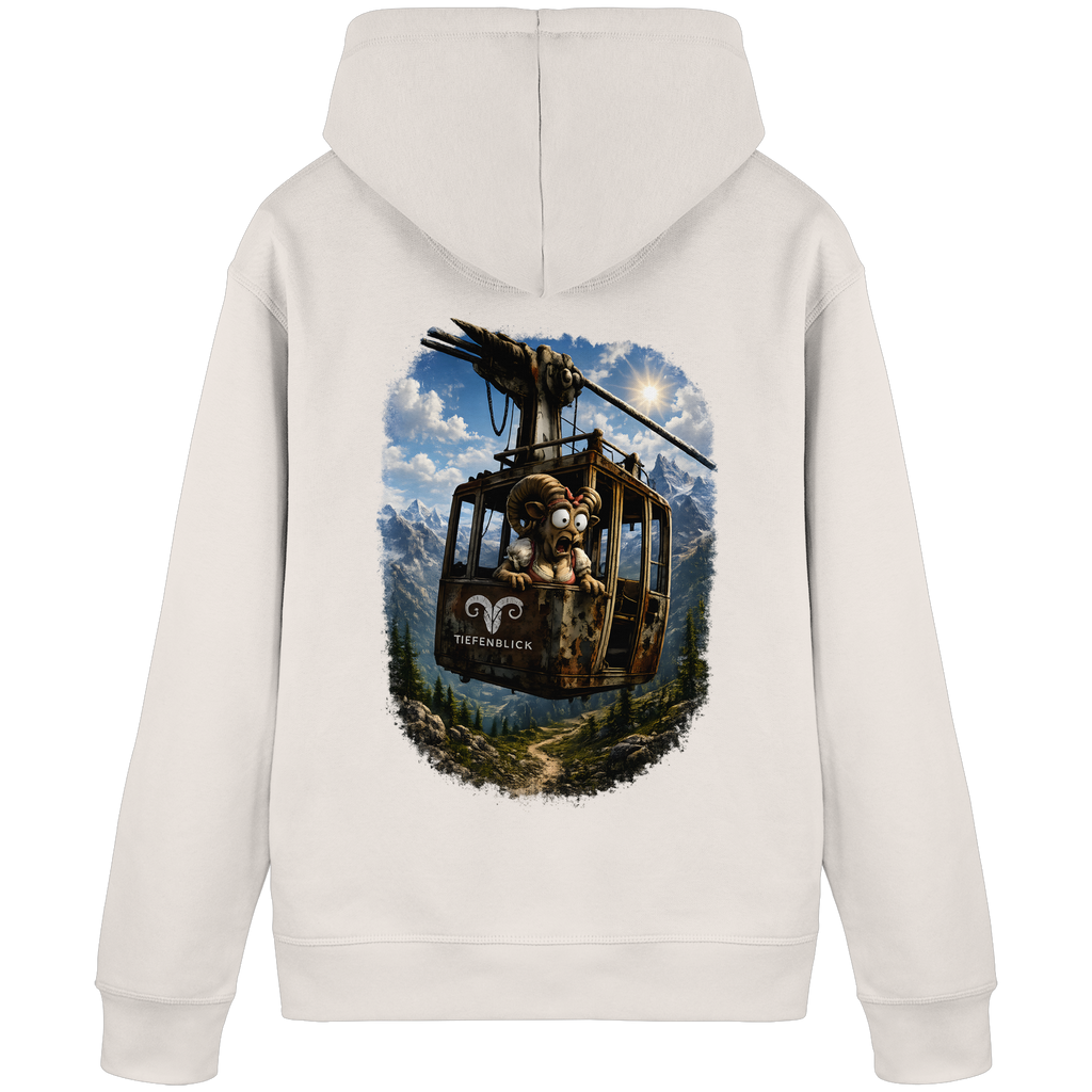 Tiefenblick Adrenalin Gondel Fun - Organic Basic Hoodie