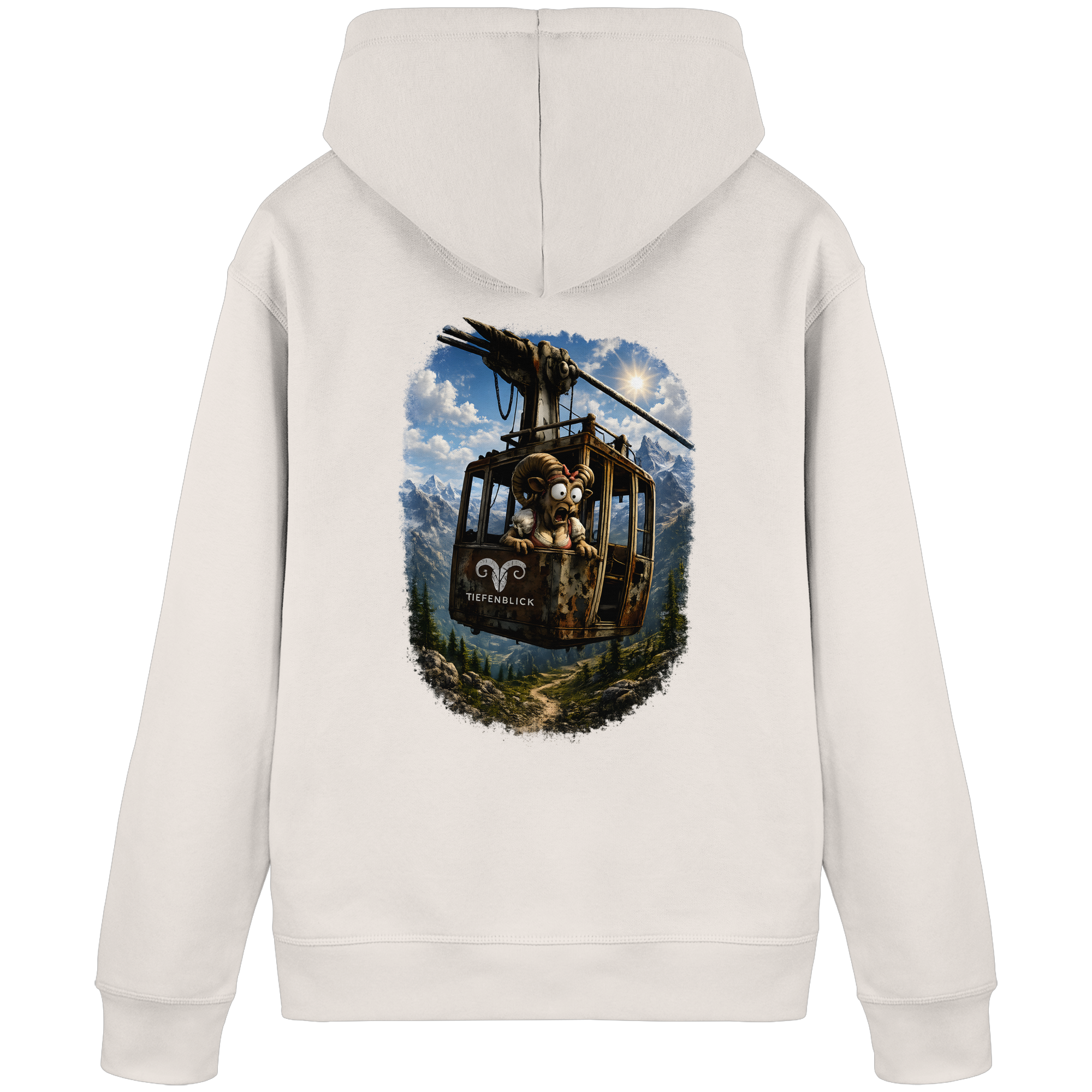 Tiefenblick Gondel Adrenalin Fun - Organic Basic Hoodie