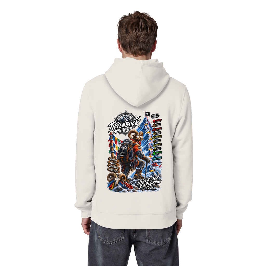 Tiefenblick Todeszone Fun - Organic Basic Hoodie