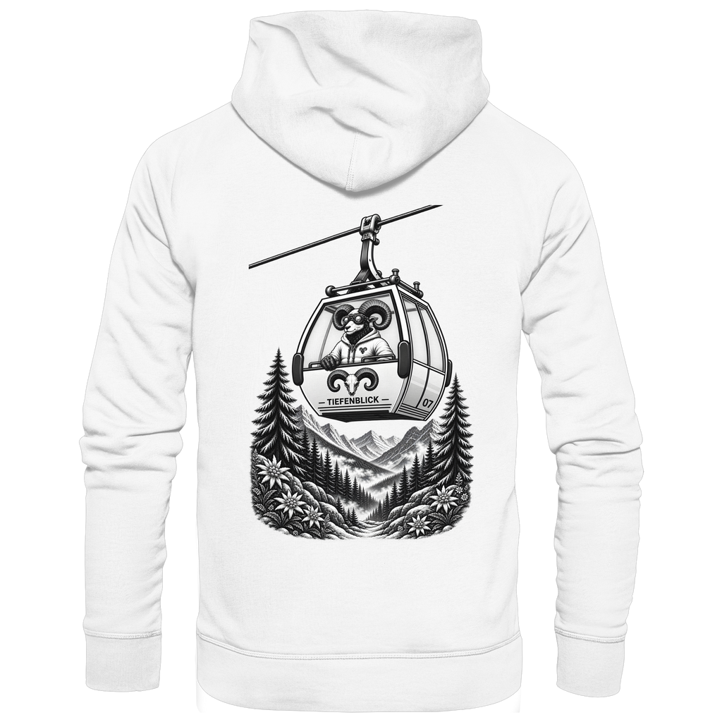 Tiefenblick Gondel Fun  - Organic Basic Hoodie