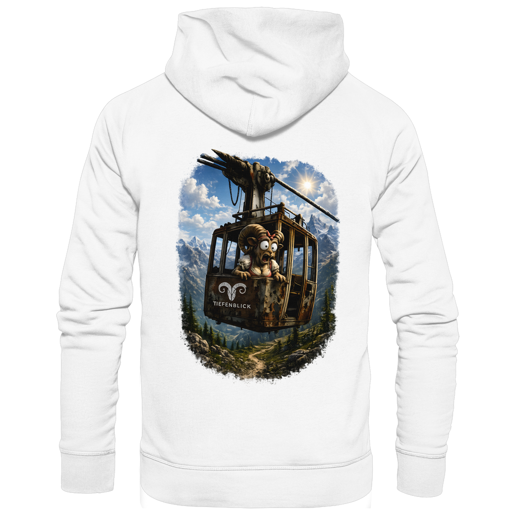 Tiefenblick Adrenalin Gondel Fun - Organic Basic Hoodie