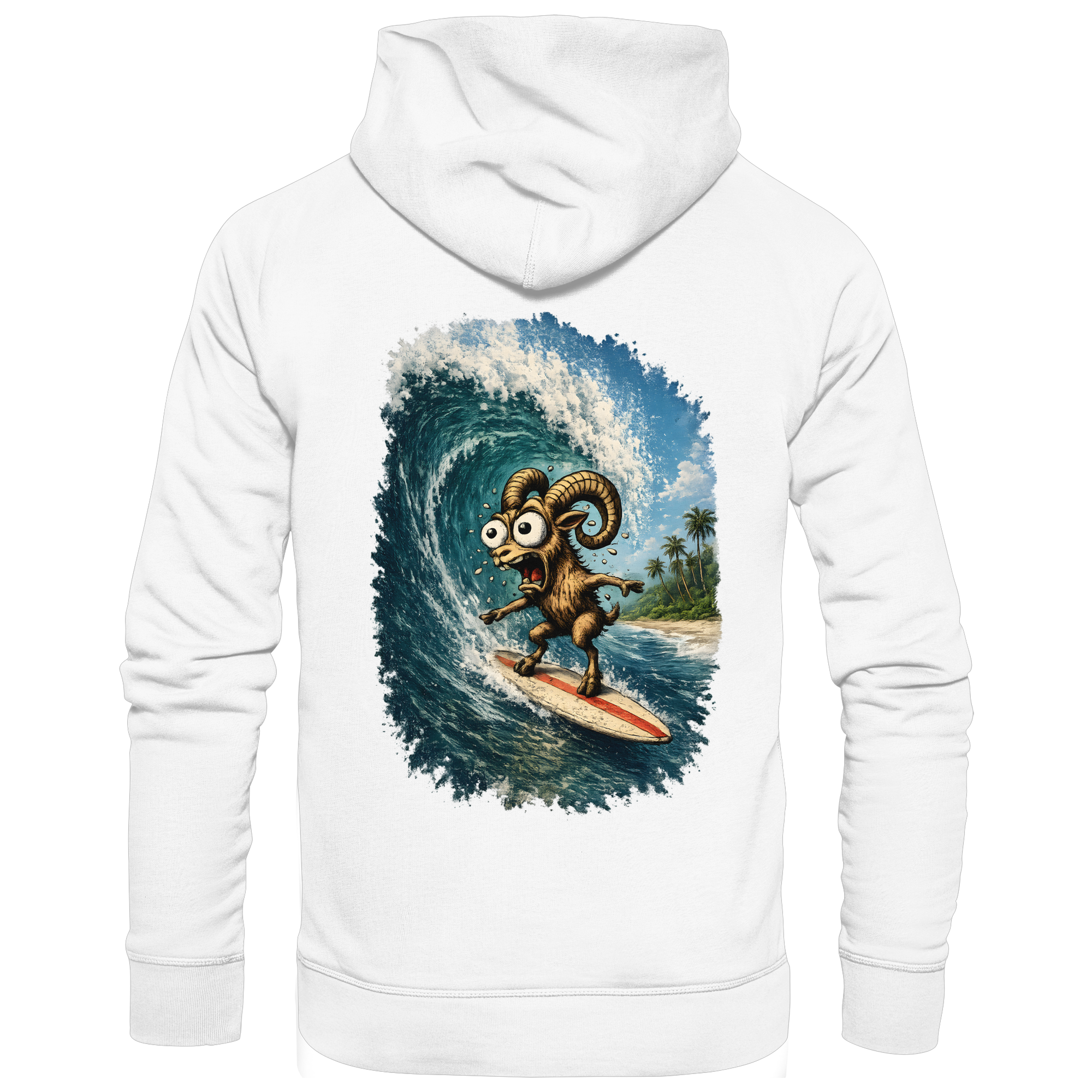 Tiefenblick Urlaub Fun  - Organic Basic Hoodie