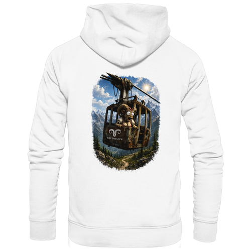 Tiefenblick Gondel Adrenalin Fun - Organic Basic Hoodie