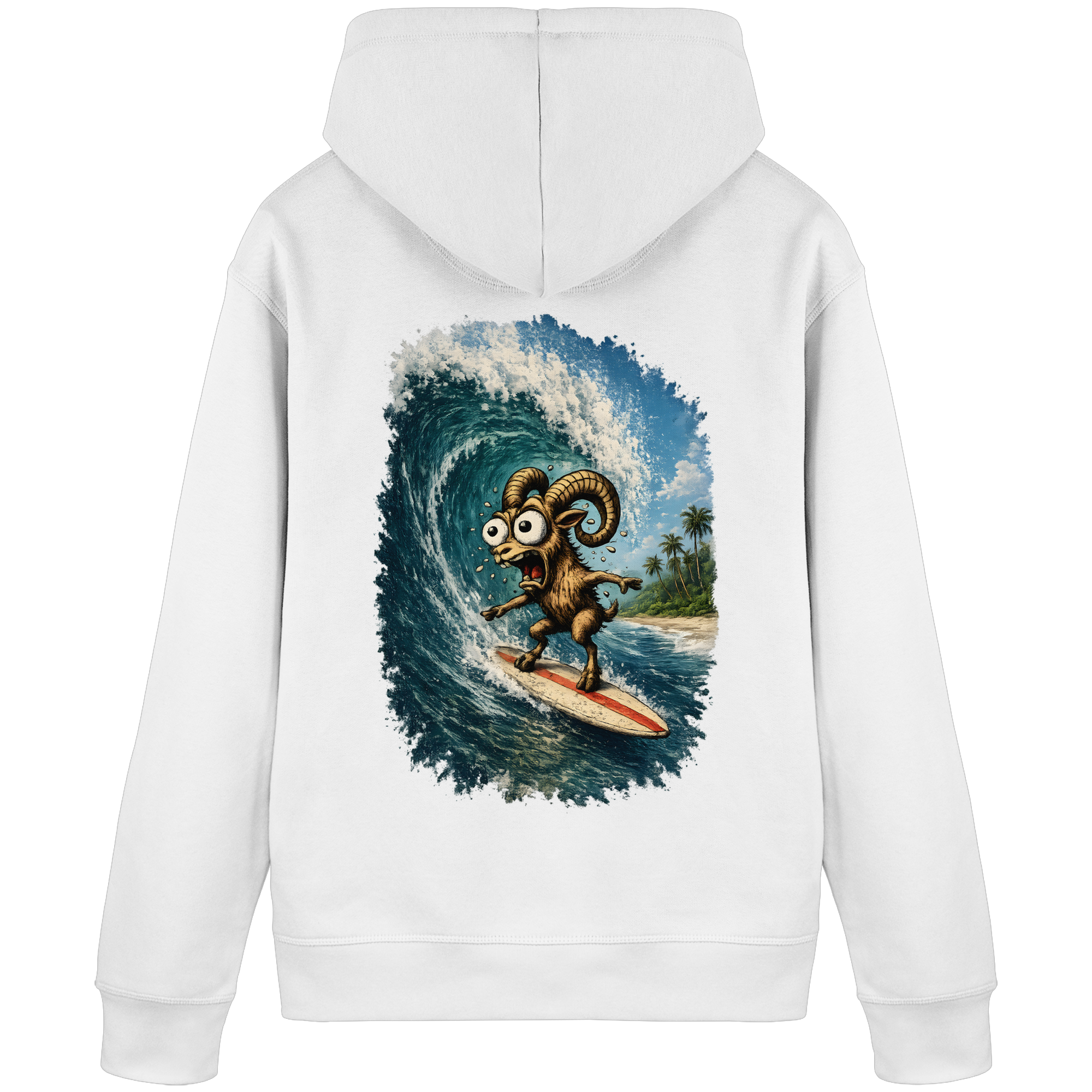 Tiefenblick Urlaub Fun  - Organic Basic Hoodie