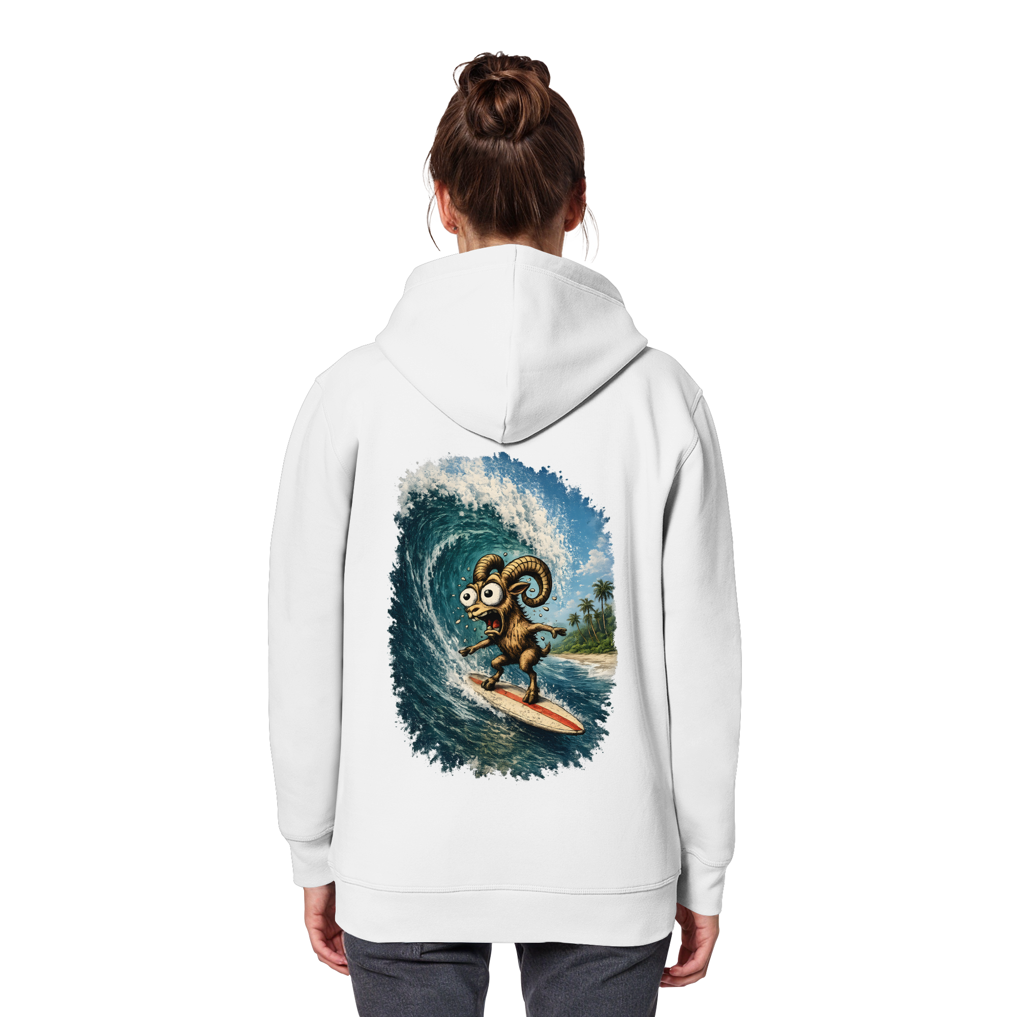 Tiefenblick Urlaub Fun  - Organic Basic Hoodie
