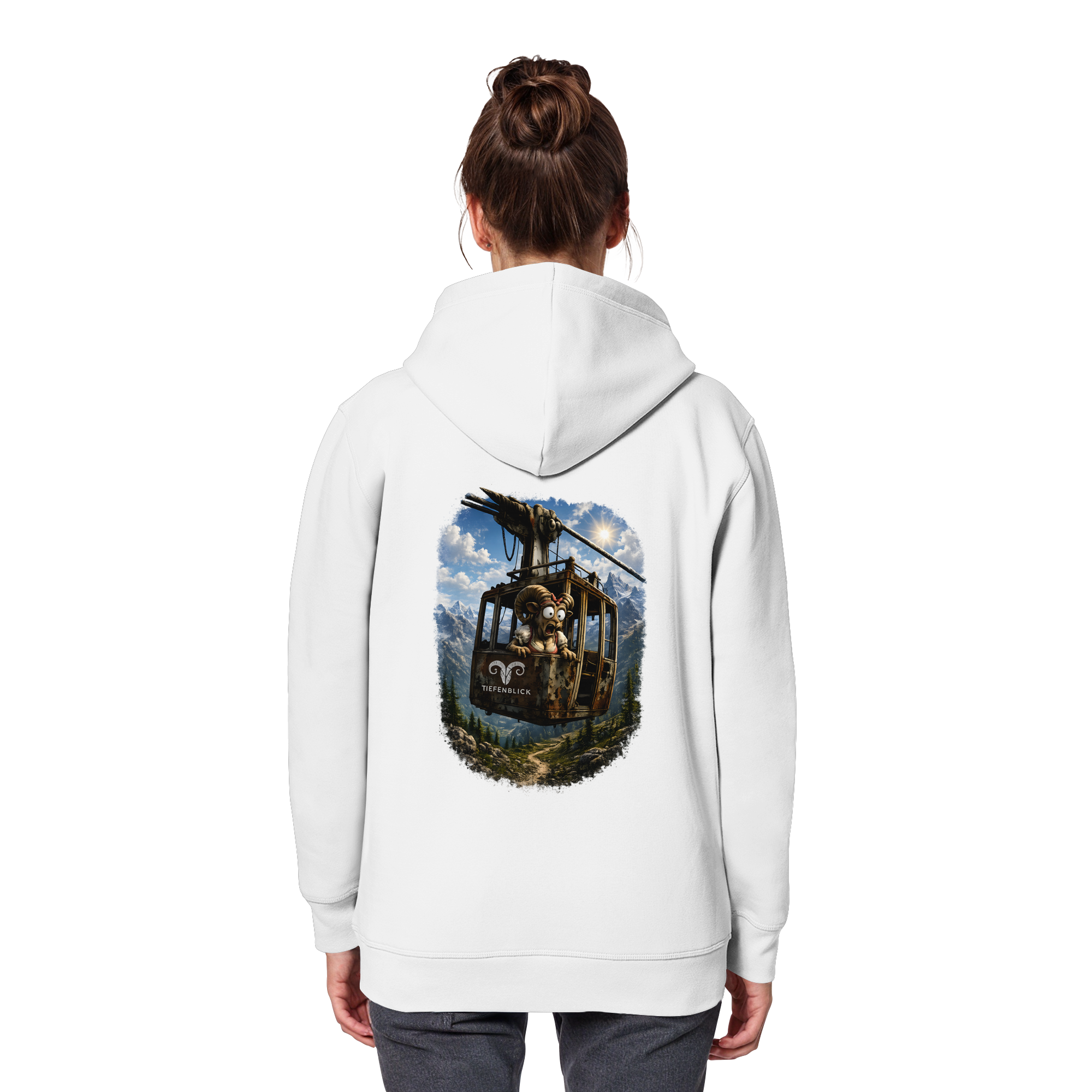 Tiefenblick Gondel Adrenalin Fun - Organic Basic Hoodie