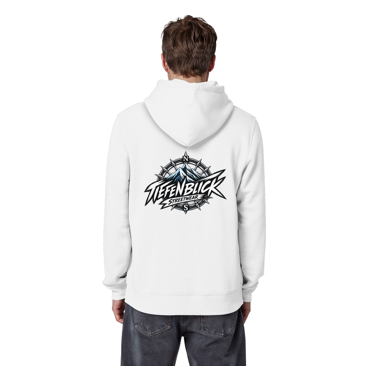 Tiefenblick True North Edition - Organic Basic Hoodie