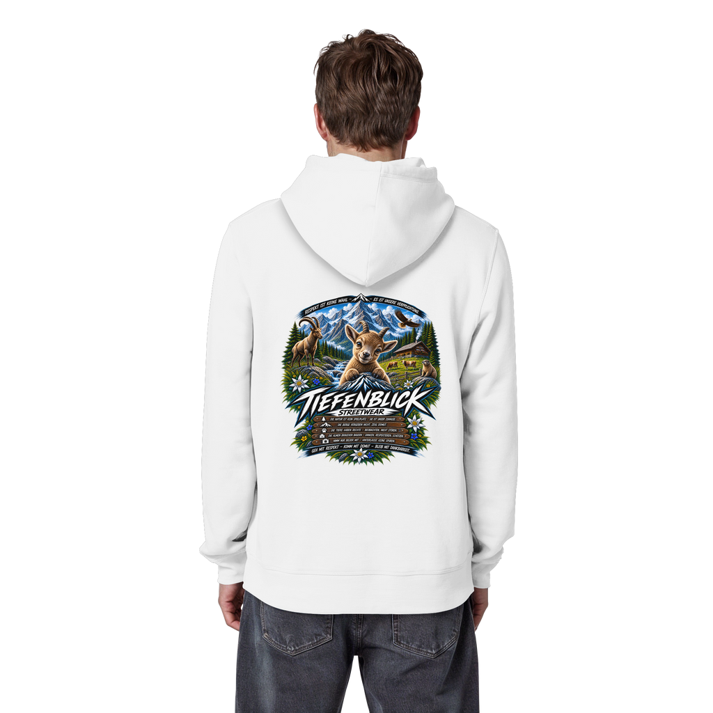 Tiefenblick Respekt Edition - Organic Basic Hoodie