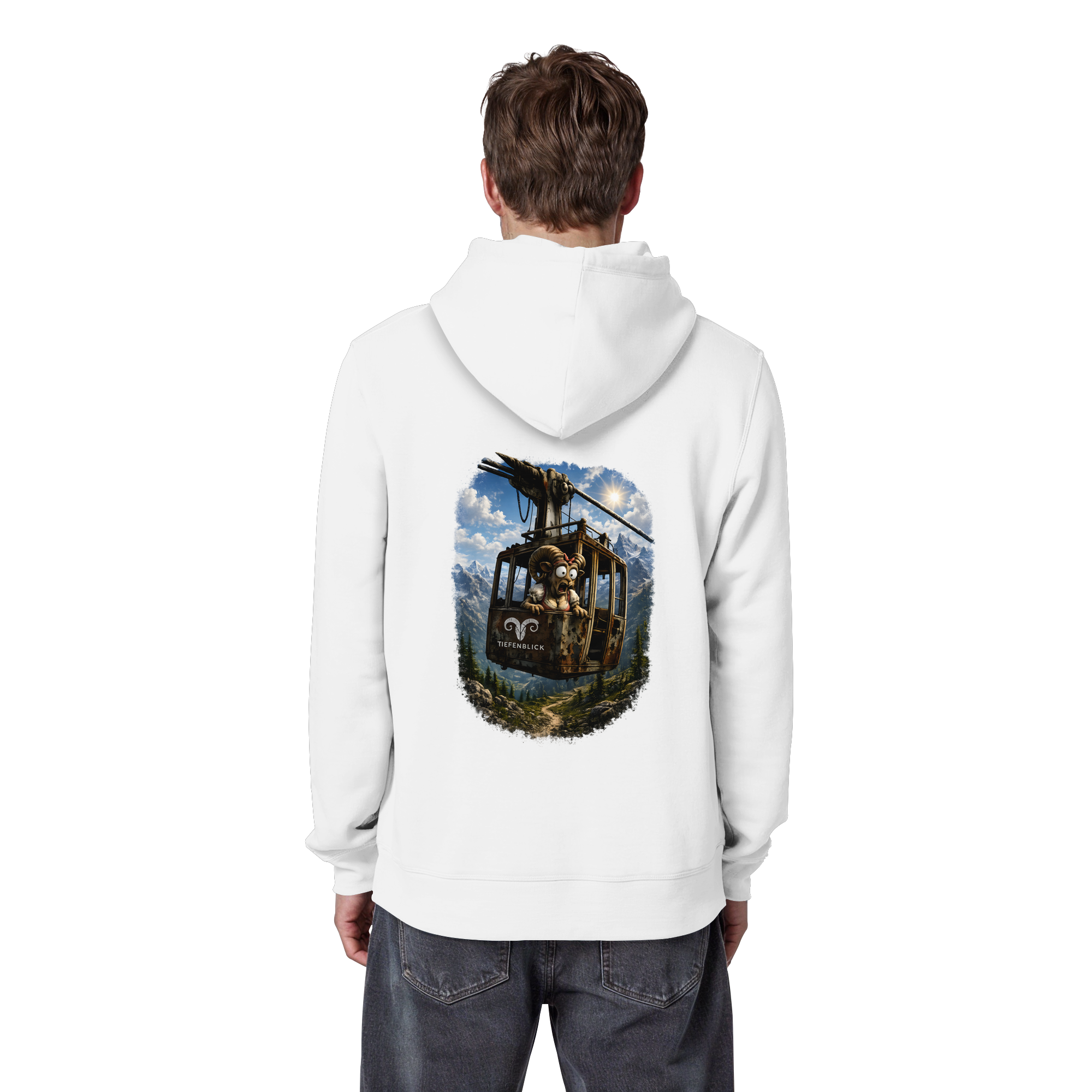 Tiefenblick Gondel Adrenalin Fun - Organic Basic Hoodie