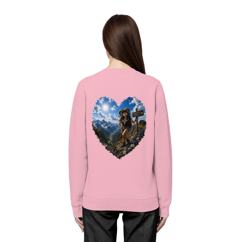 Tiefenblick Wandern Herz - Organic Basic Unisex Sweatshirt