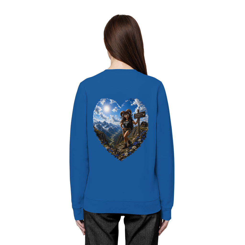 Tiefenblick Wandern Herz - Organic Basic Unisex Sweatshirt