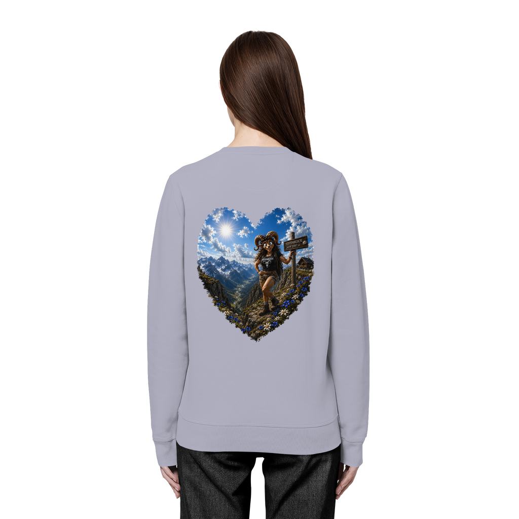Tiefenblick Wandern Herz - Organic Basic Unisex Sweatshirt