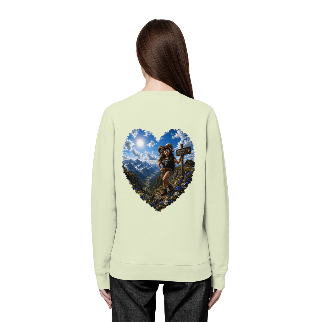 Tiefenblick Wandern Herz - Organic Basic Unisex Sweatshirt