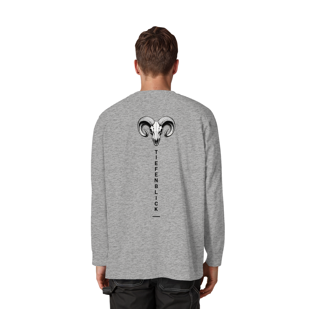Tiefenblick Tiefenblick 1 Fun - Organic Heavy Oversized Longsleeve T-Shirt