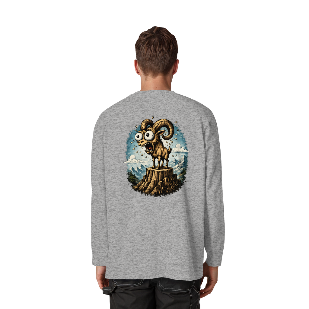Tiefenblick Tiefe Fun - Organic Heavy Oversized Longsleeve T-Shirt