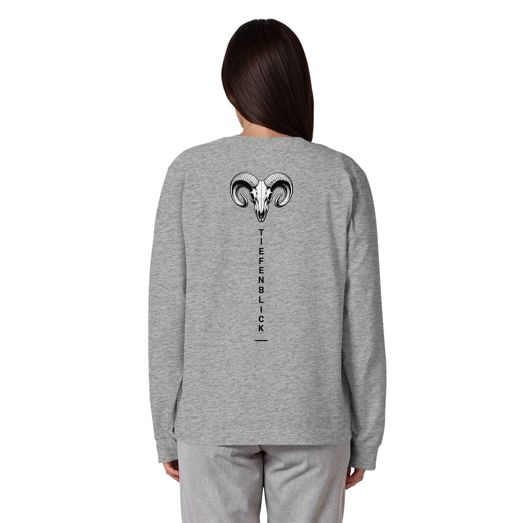 Tiefenblick Tiefenblick 1 Fun - Organic Heavy Oversized Longsleeve T-Shirt