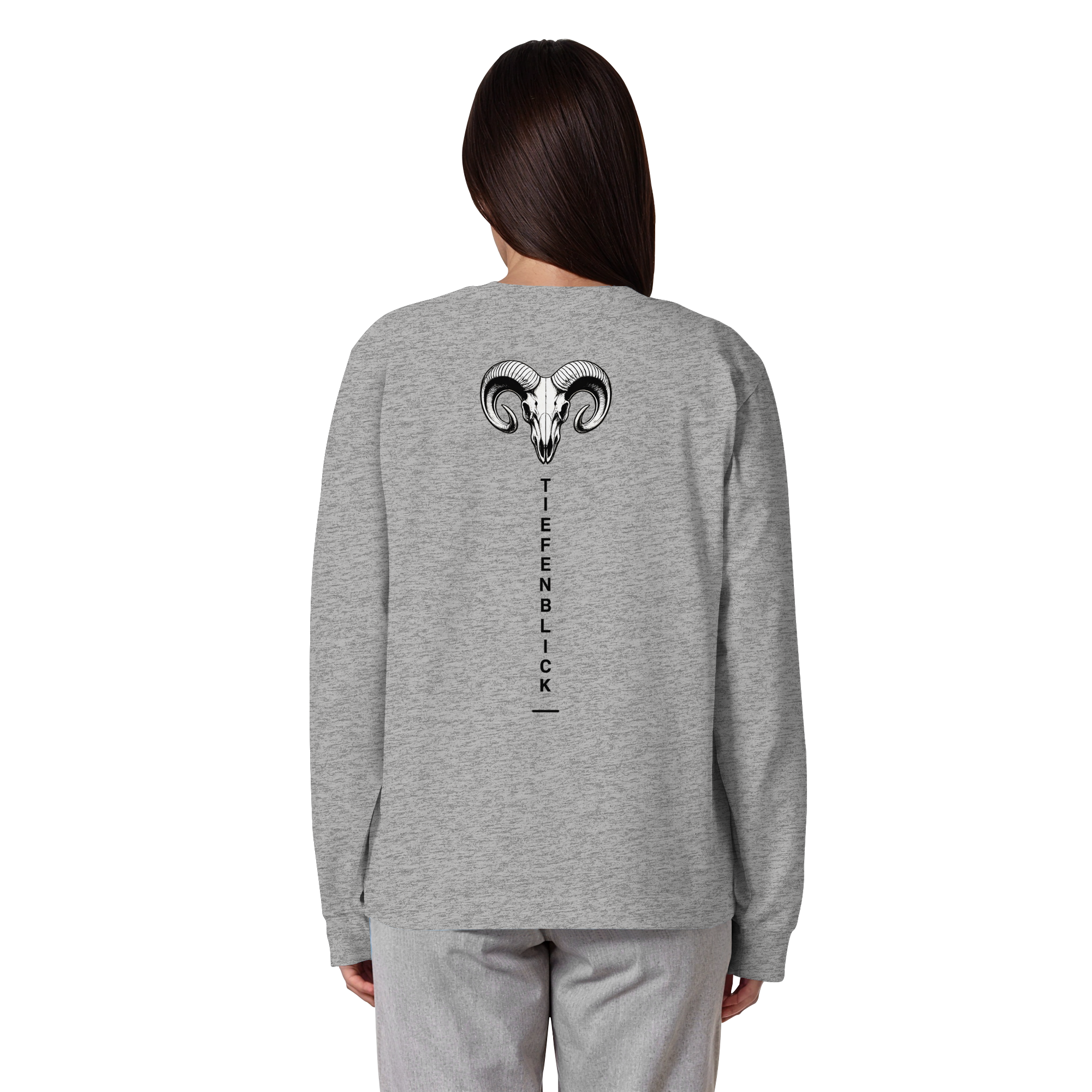 Tiefenblick Tiefenblick 1 Fun - Organic Heavy Oversized Longsleeve T-Shirt