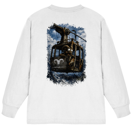 Tiefenblick Gondel (Mann) – Oversized Organic Longsleeve