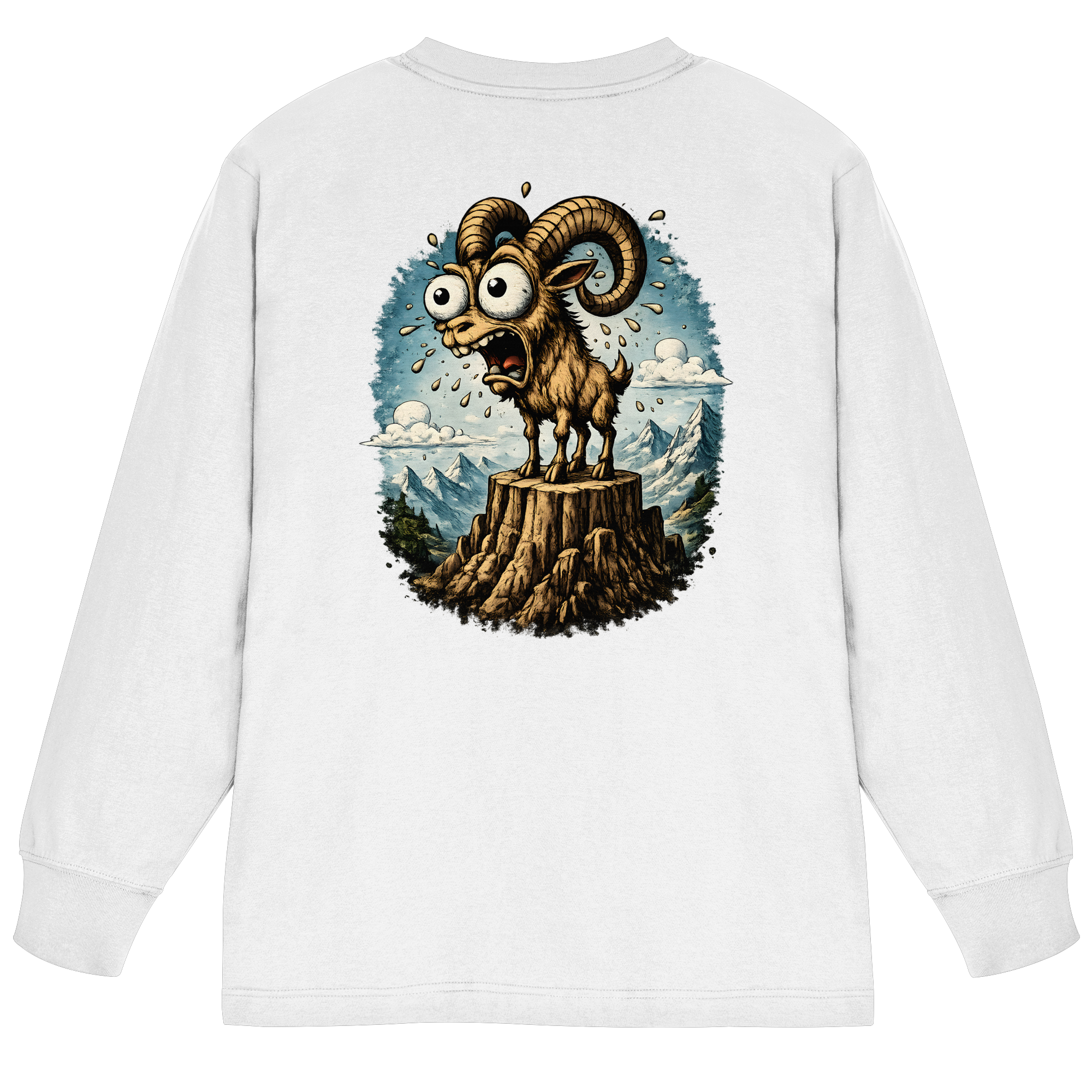 Tiefenblick Tiefe Fun - Organic Heavy Oversized Longsleeve T-Shirt