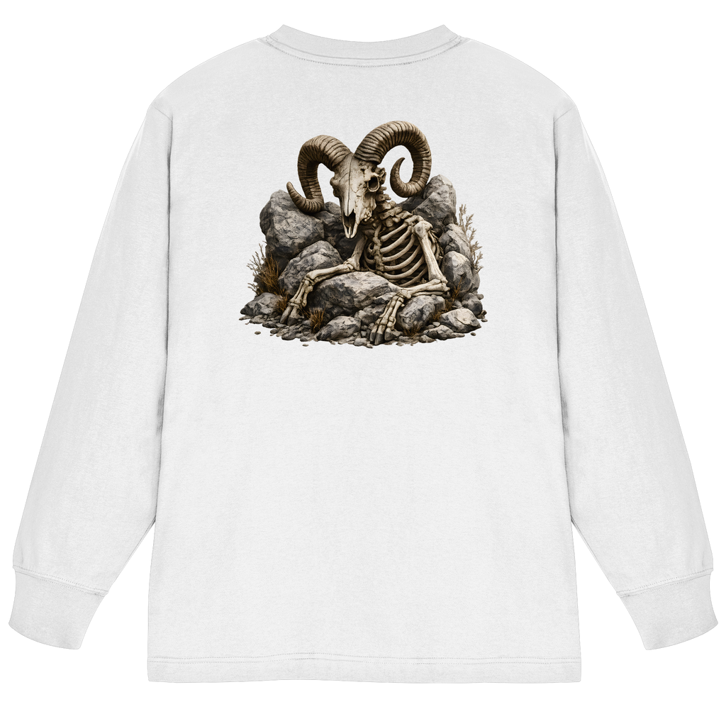 Tiefenblick Skelett Fun - Organic Heavy Oversized Longsleeve T-Shirt