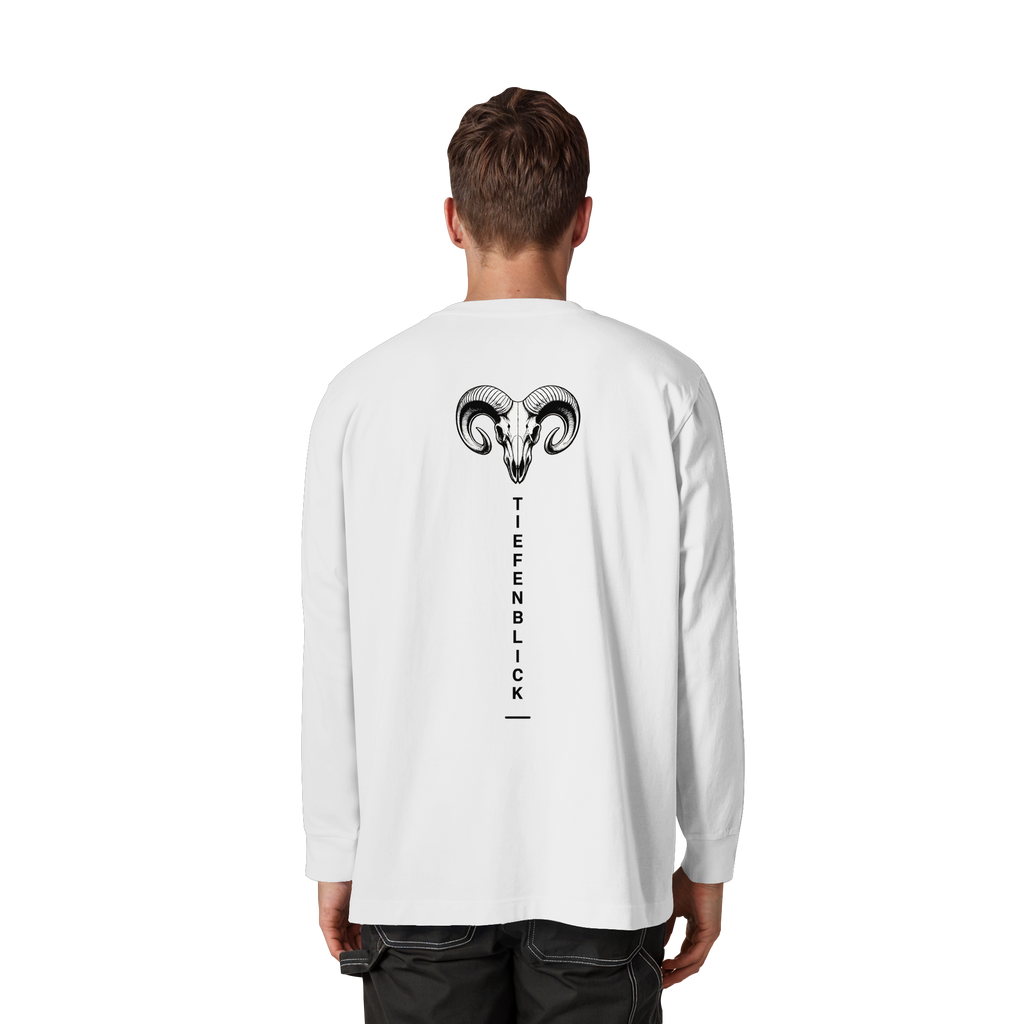 Tiefenblick Tiefenblick 1 Fun - Organic Heavy Oversized Longsleeve T-Shirt