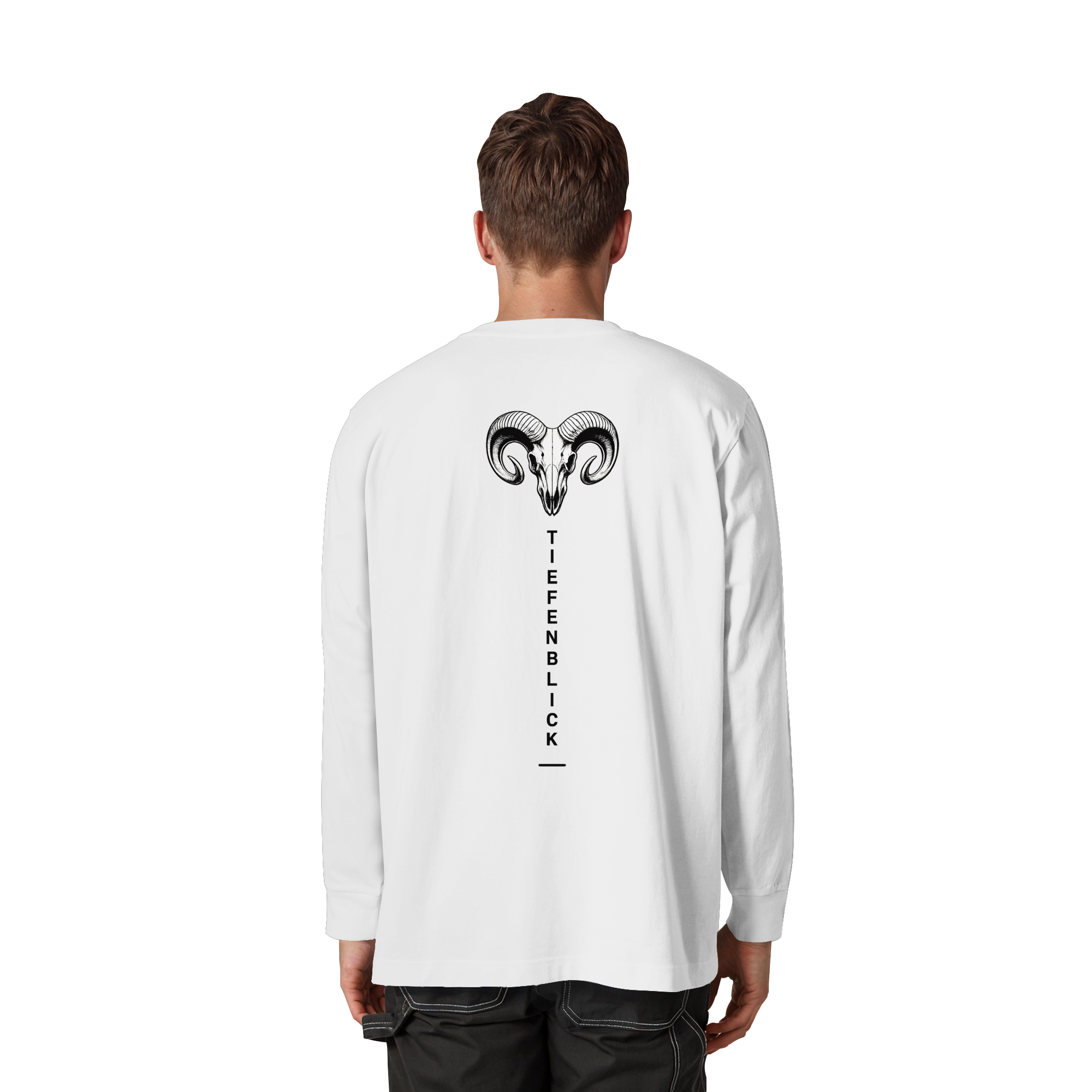 Tiefenblick Tiefenblick 1 Fun - Organic Heavy Oversized Longsleeve T-Shirt