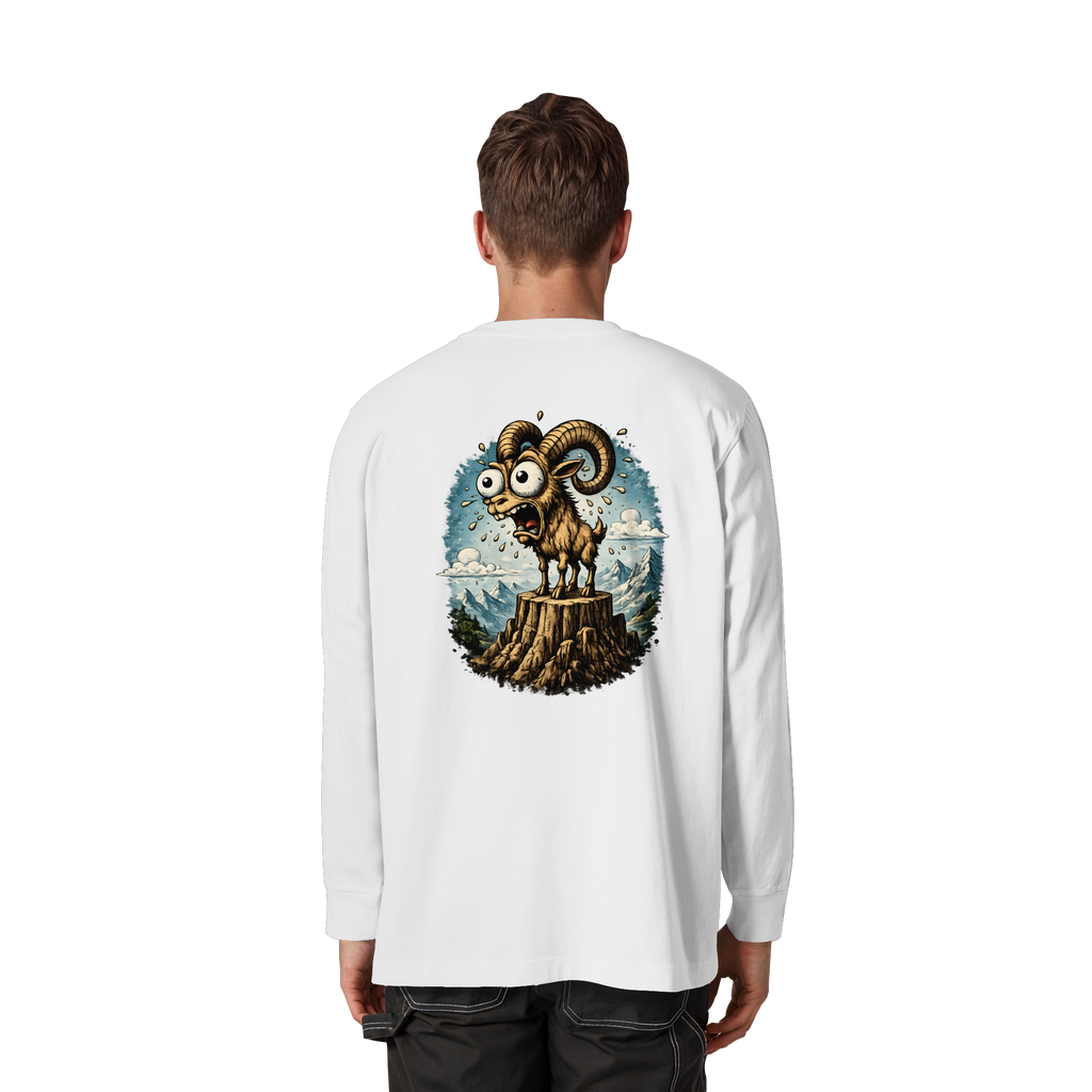Tiefenblick Tiefe Fun - Organic Heavy Oversized Longsleeve T-Shirt