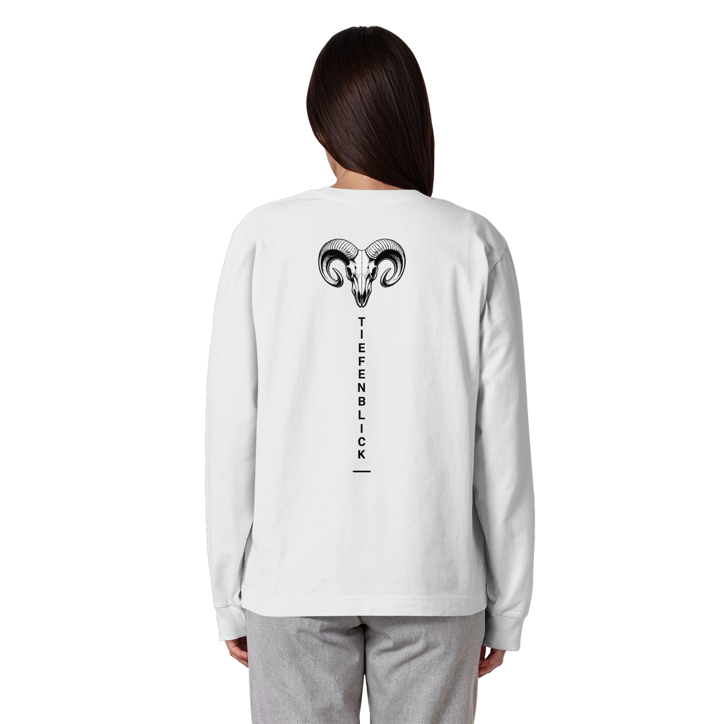 Tiefenblick Tiefenblick 1 Fun - Organic Heavy Oversized Longsleeve T-Shirt