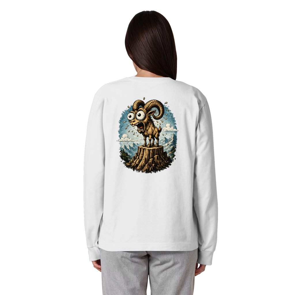 Tiefenblick Tiefe Fun - Organic Heavy Oversized Longsleeve T-Shirt