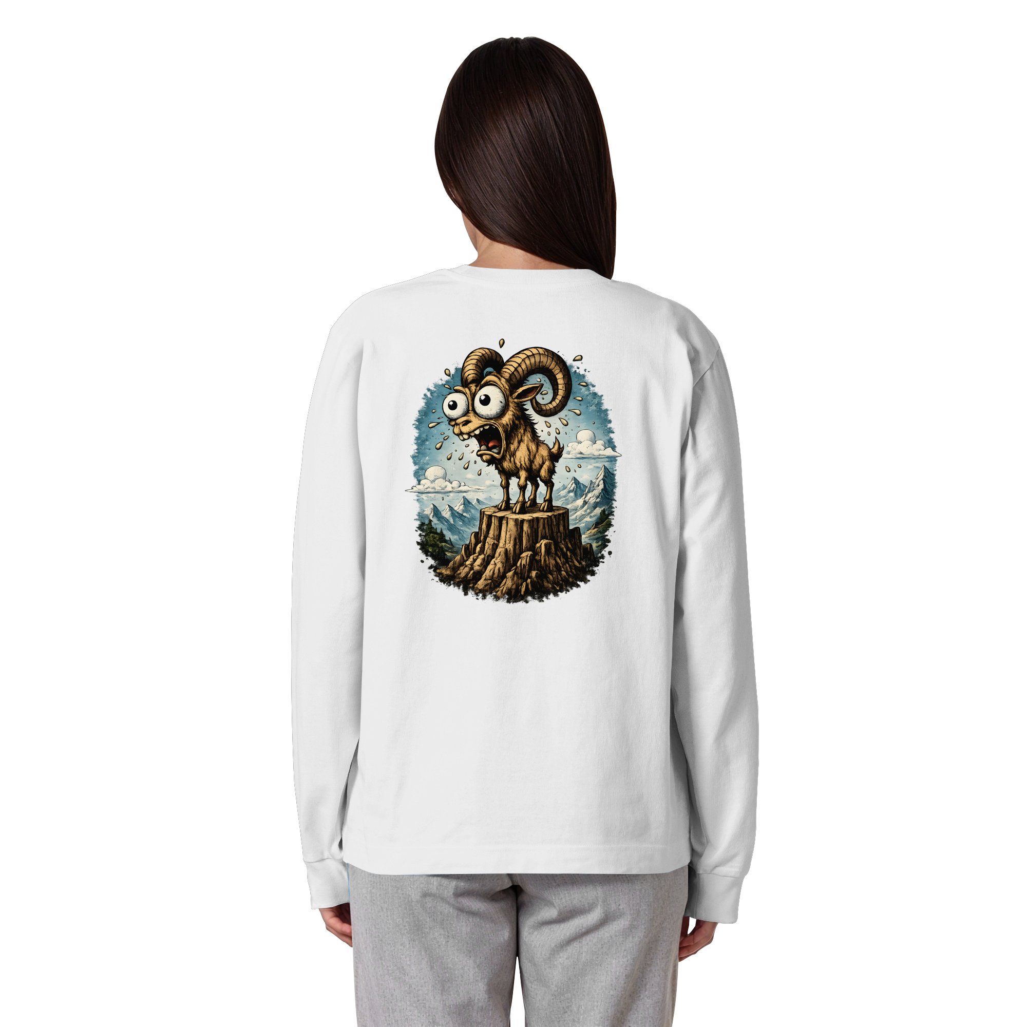 Tiefenblick Tiefe Fun - Organic Heavy Oversized Longsleeve T-Shirt
