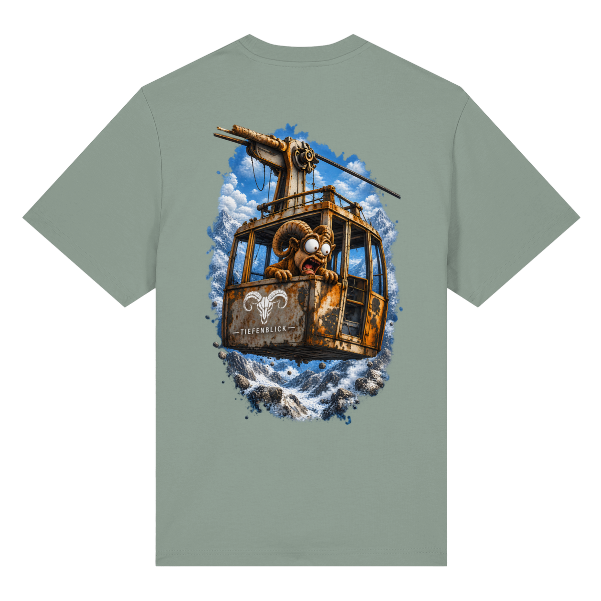 Tiefenblick Adrenalin Gondel Fun - Organic Heavy Shirt