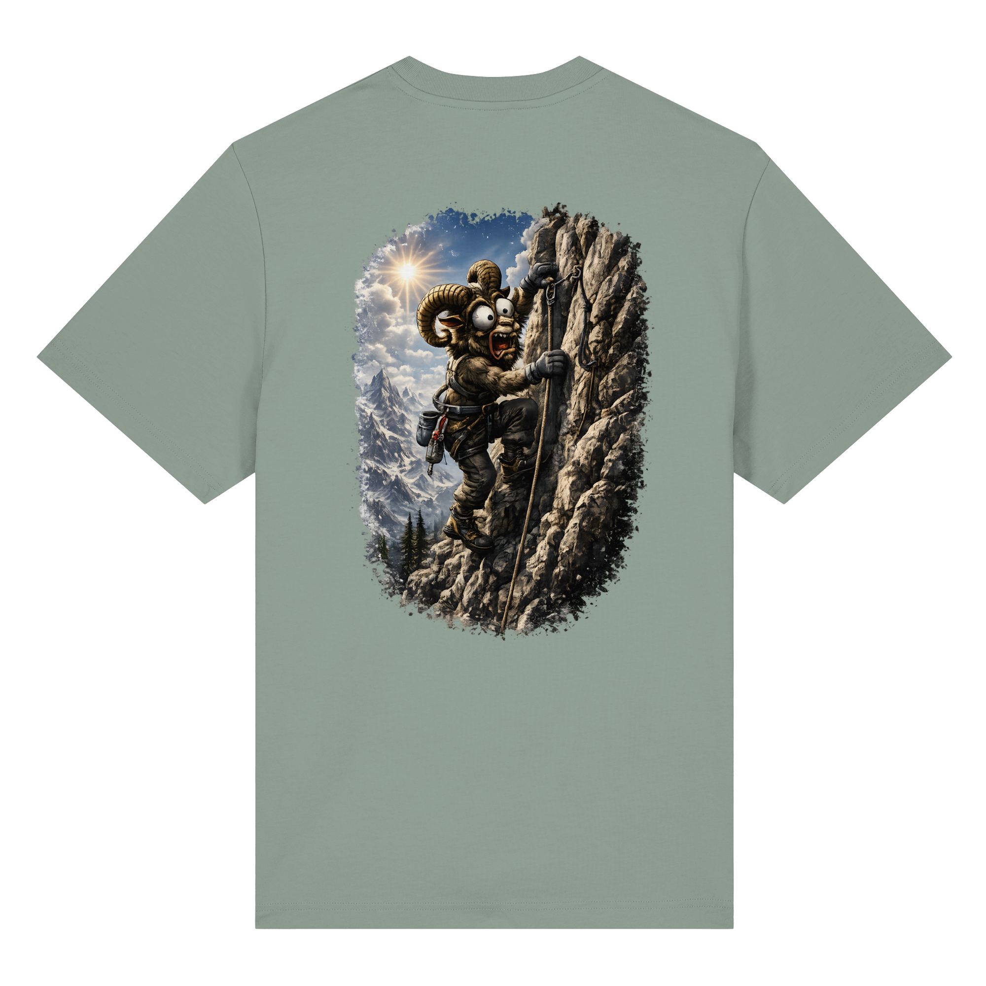 Tiefenblick T Shirt Klettern - Organic Heavy Shirt