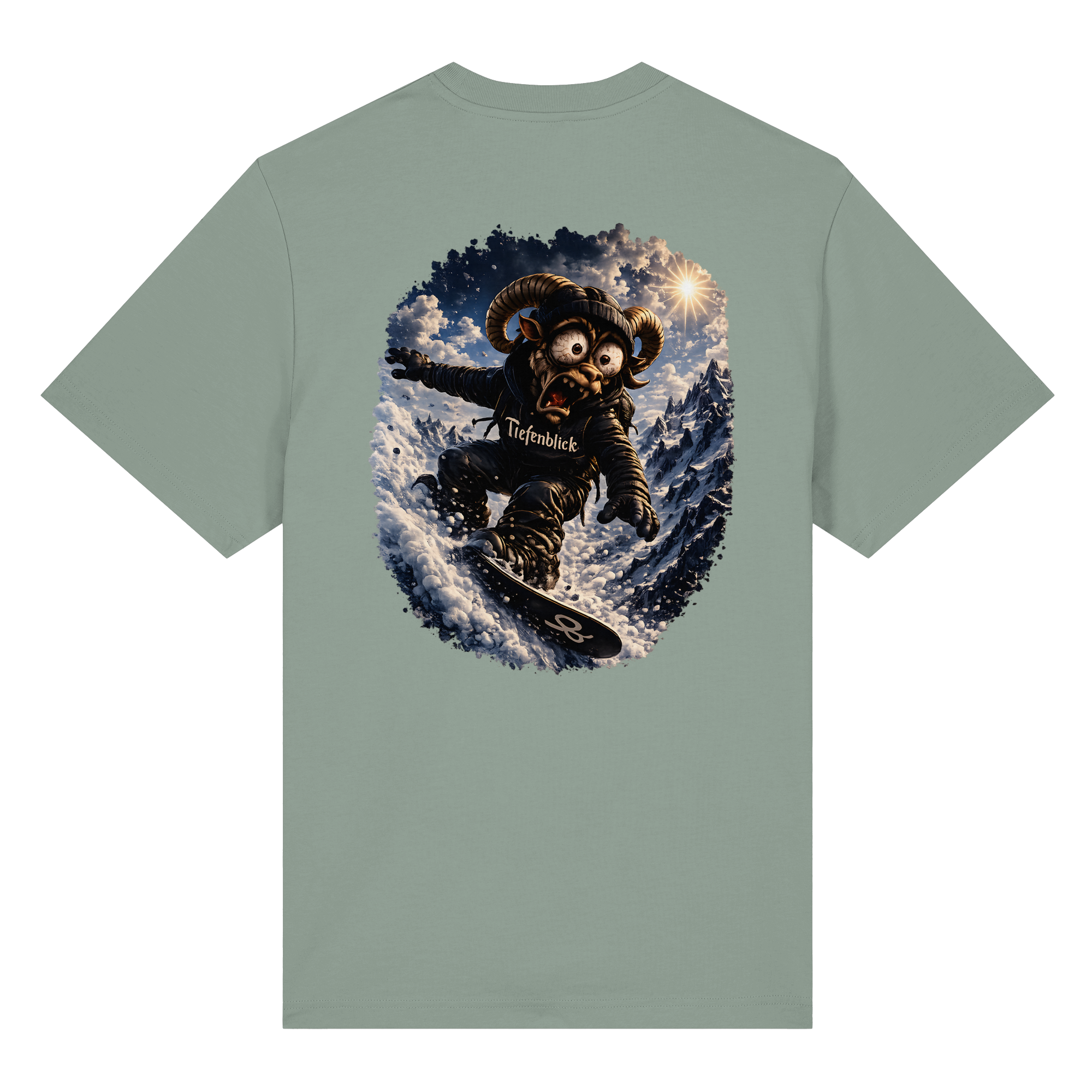 Tiefenblick Snowboarden  - Organic Heavy Shirt