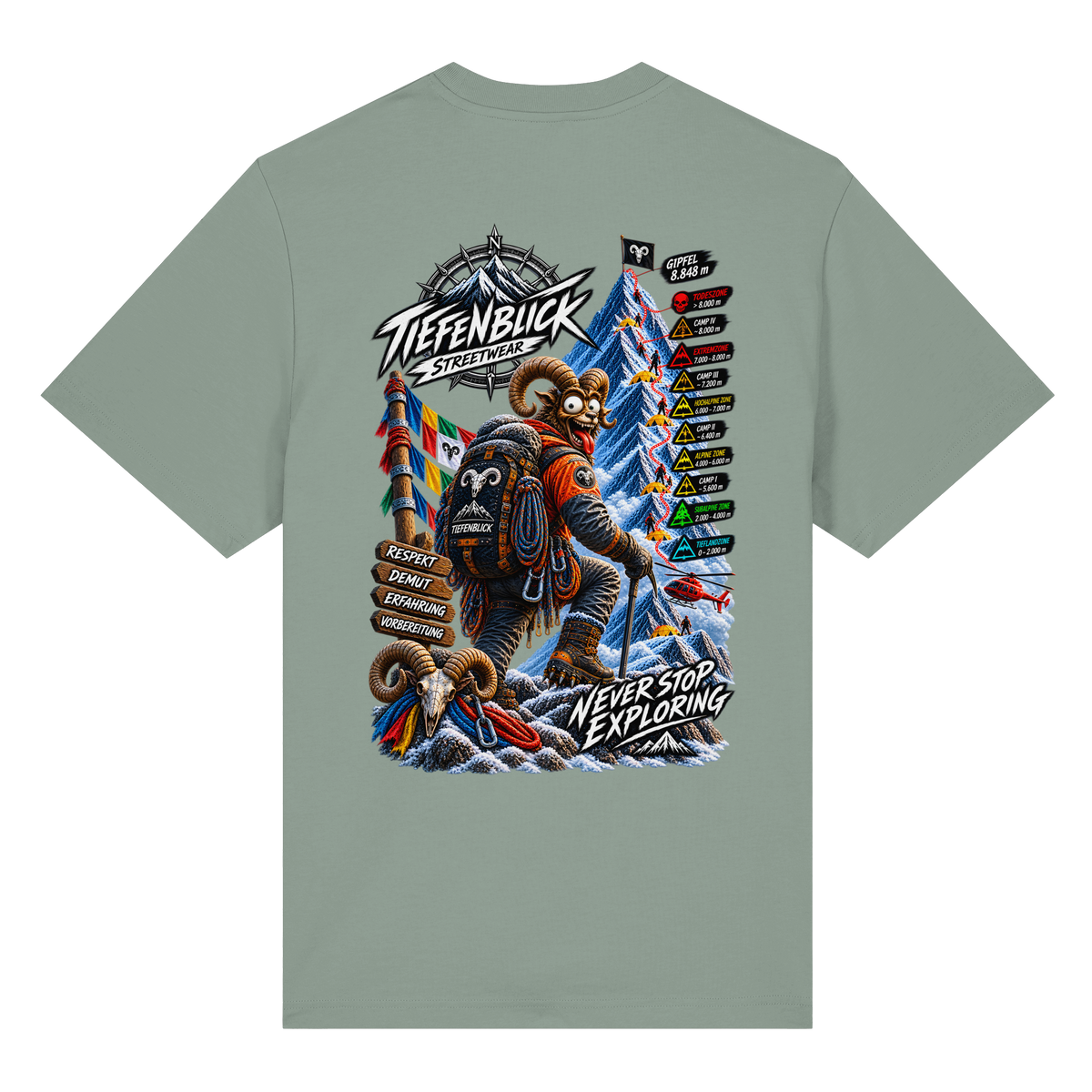 Tiefenblick Todeszone Fun - Organic Heavy Shirt