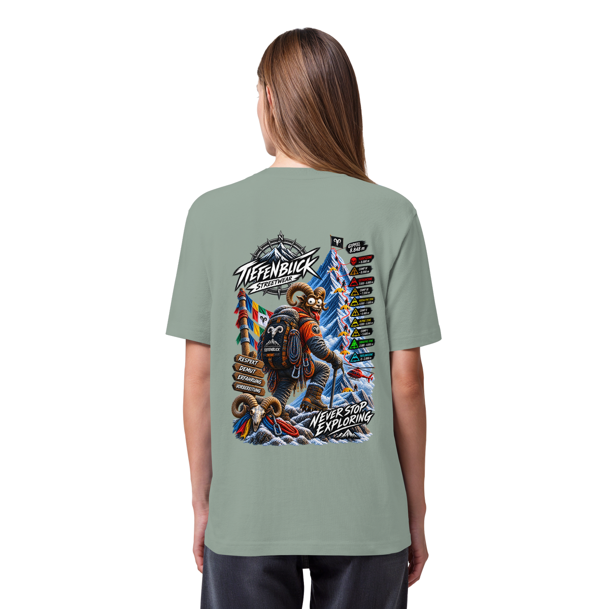 Tiefenblick Todeszone Fun - Organic Heavy Shirt