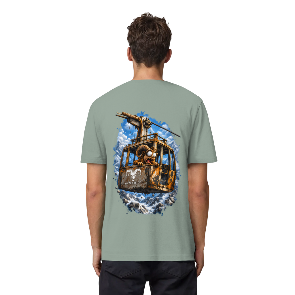 Tiefenblick Adrenalin Gondel Fun - Organic Heavy Shirt