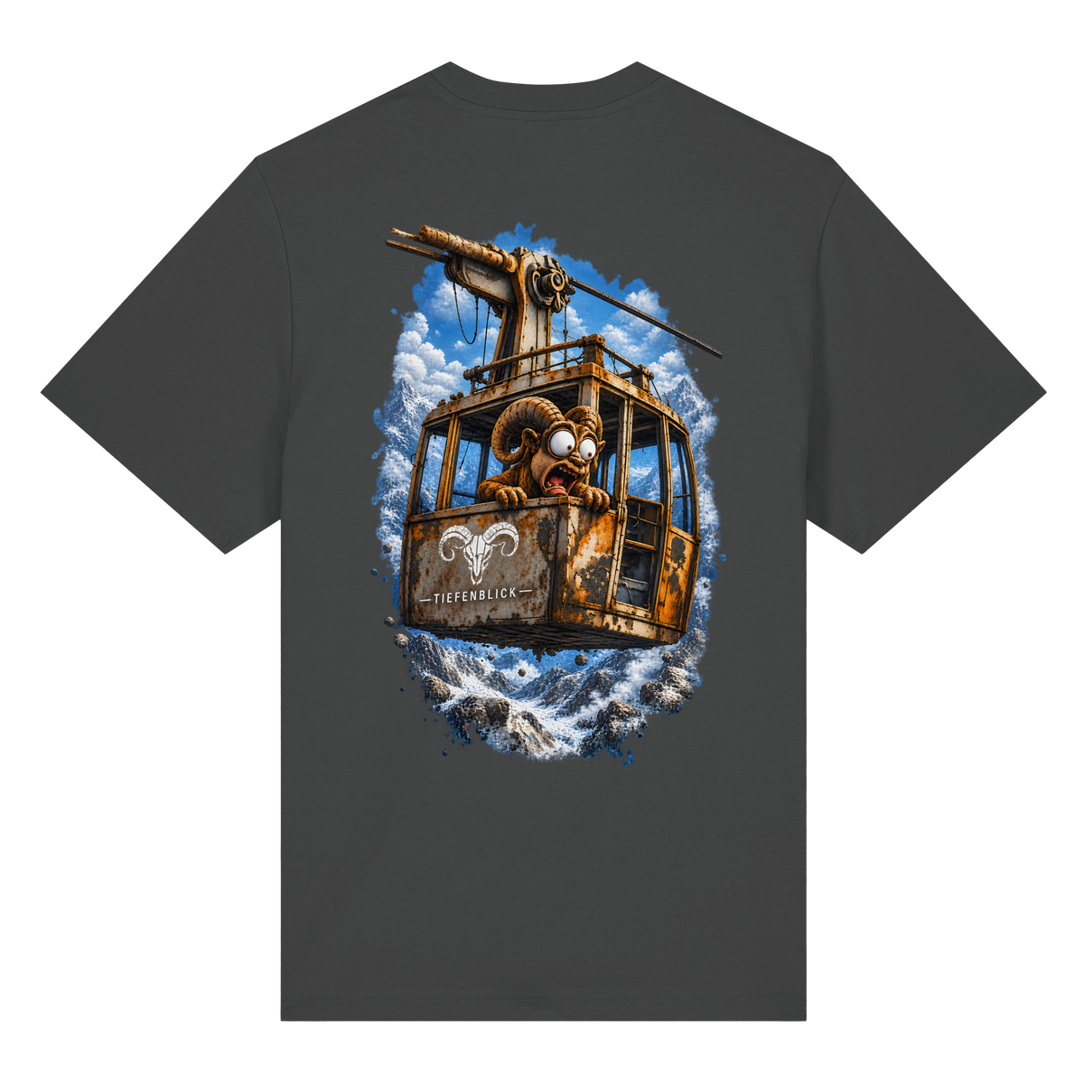 Tiefenblick Adrenalin Gondel Fun - Organic Heavy Shirt