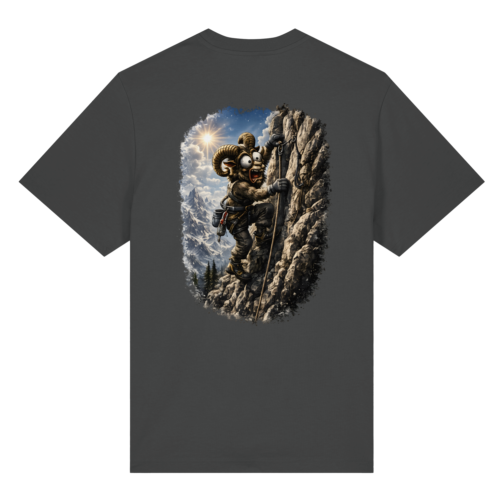 Tiefenblick T Shirt Klettern - Organic Heavy Shirt