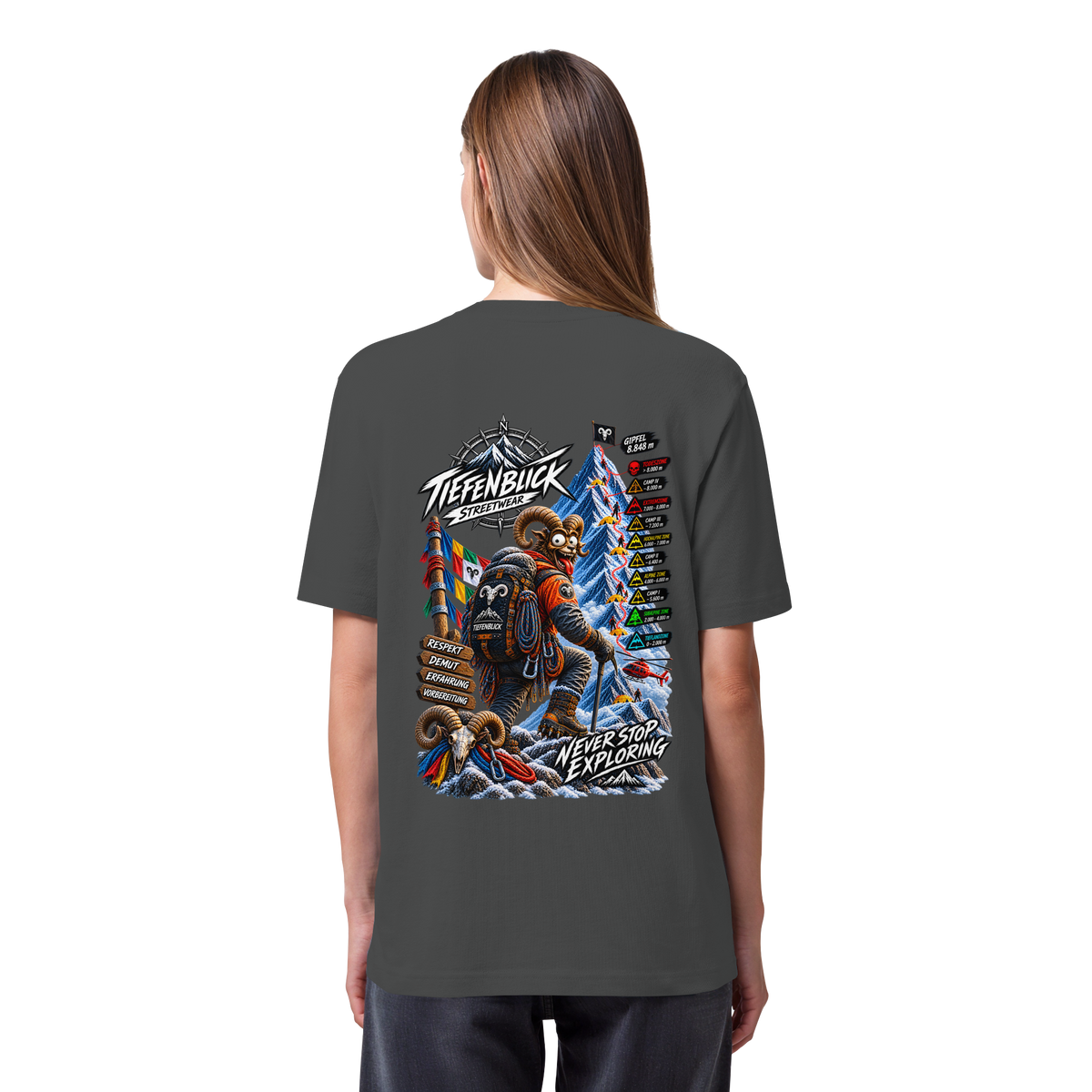 Tiefenblick Todeszone Fun - Organic Heavy Shirt